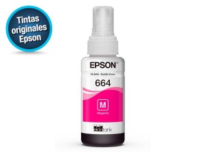 CARTRIDGE EPSON 664 MAGENTA BOTELLA