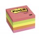 NOTA POST-IT 654-5PK 3M MEDIANO CUBO NEON X 5 UND